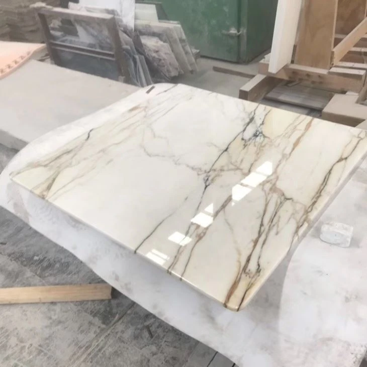 Calacatta Gold Marble Bar Top (3) Calacatta Gold Marble Bar Top (3)