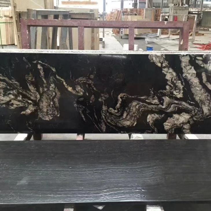 Cosmic Black Granite Bar Top