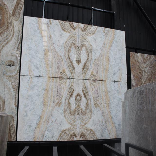 Translucent White Coral Onyx Slabs